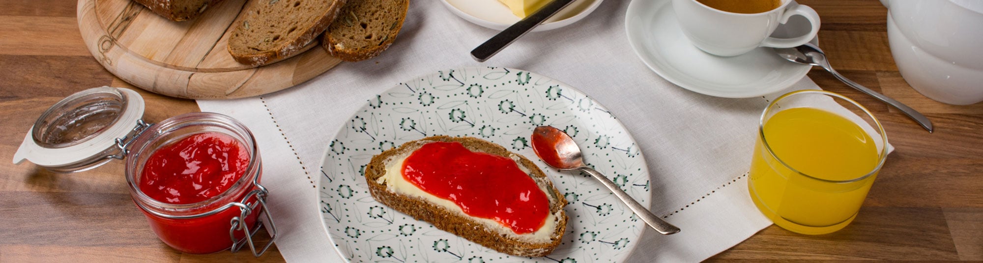 Erdbeer Rhabarber Marmelade