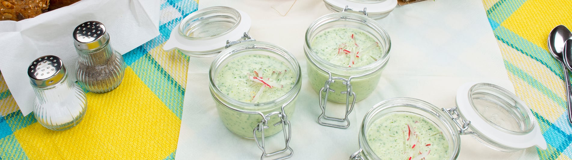 Kalte Kräutersuppe