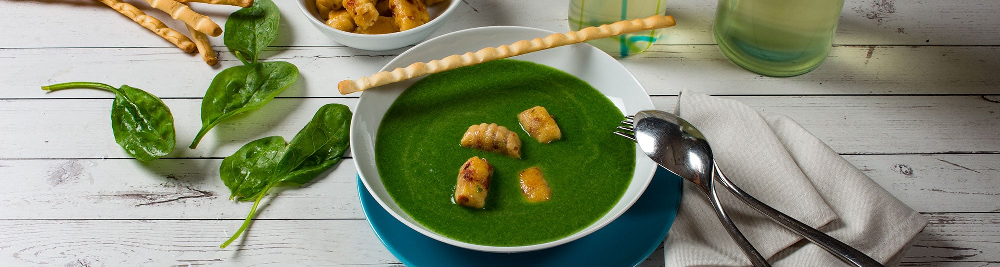 Iglo Spinat mit gebratenen Tomatengnocci