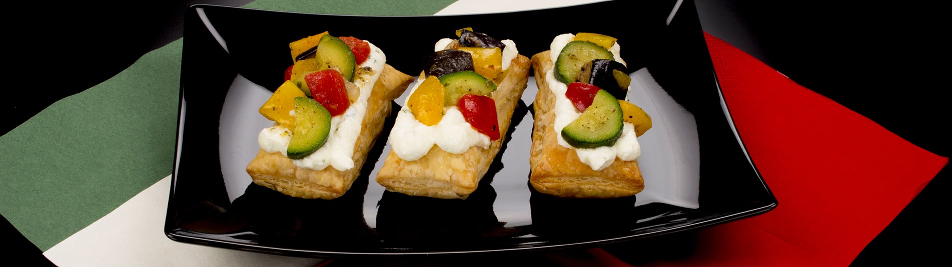 Blätterteigschnitten Toscana