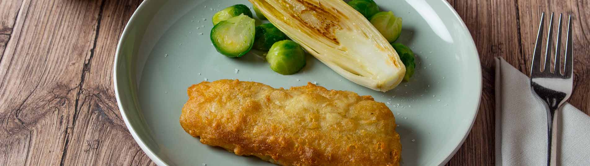 Iglo Ofenbackfisch mit Iglo Kohlsprossen und Chicoree