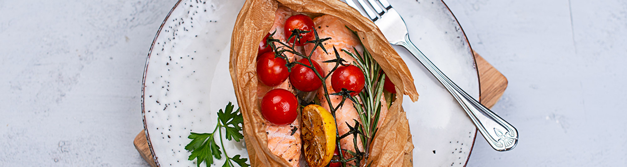 Lachs-Gemüse Päckchen