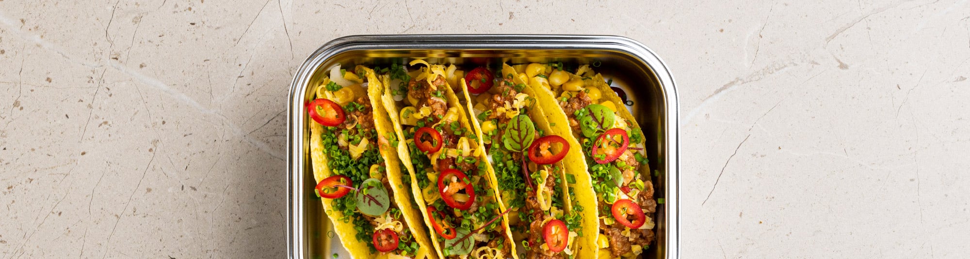 iglo Jausenbox: Tacos zum Mitnehmen