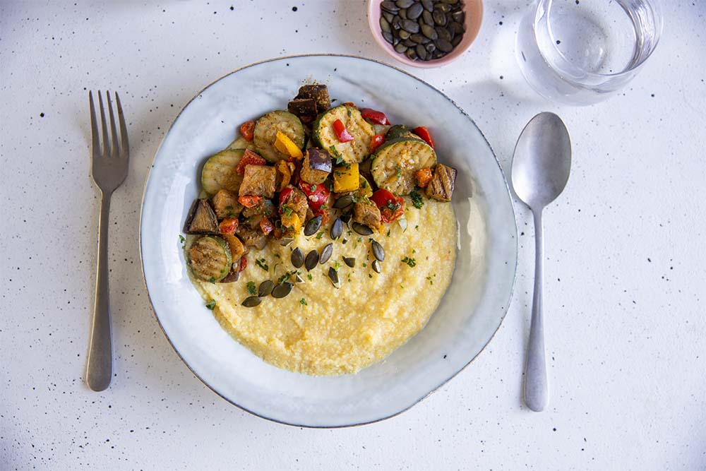 Polenta mit Röstgemüse Provence