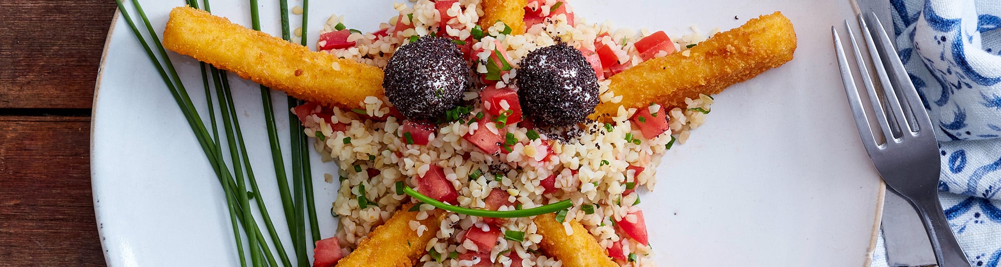 Fischstäbchen als Seestern Kindergericht