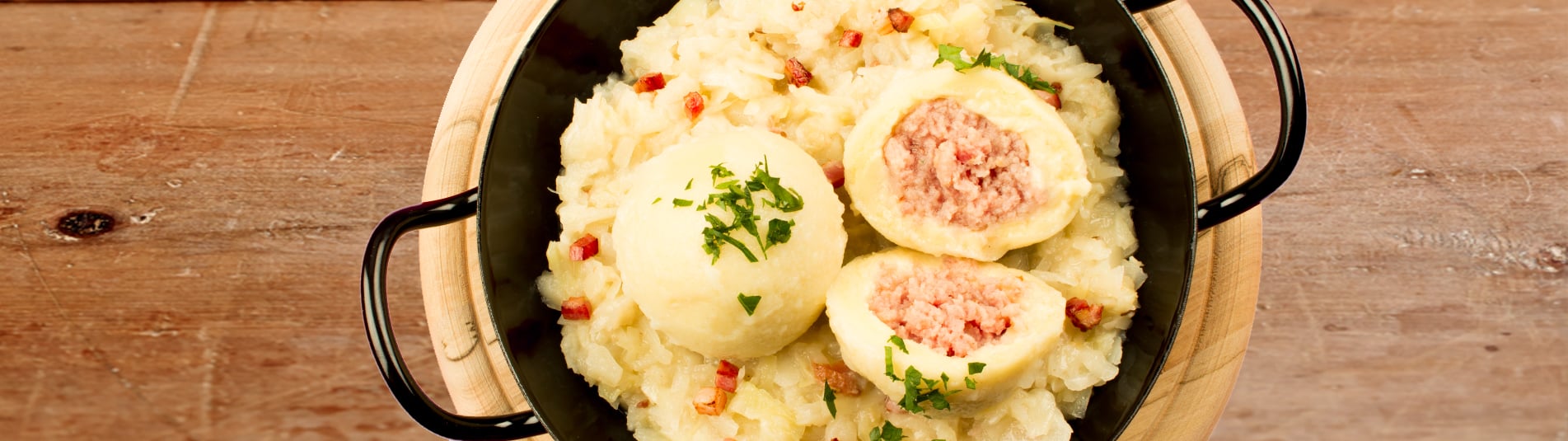 Iglo Knödel mit Krautsalat Rezept