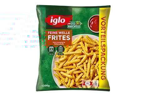 Feine Welle Backrohr Frites Vorteilspackung 1300g | iglo
