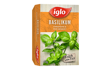 iglo Basilikum Packung