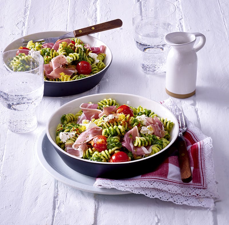 Spinat-Ricotta-Nudeln